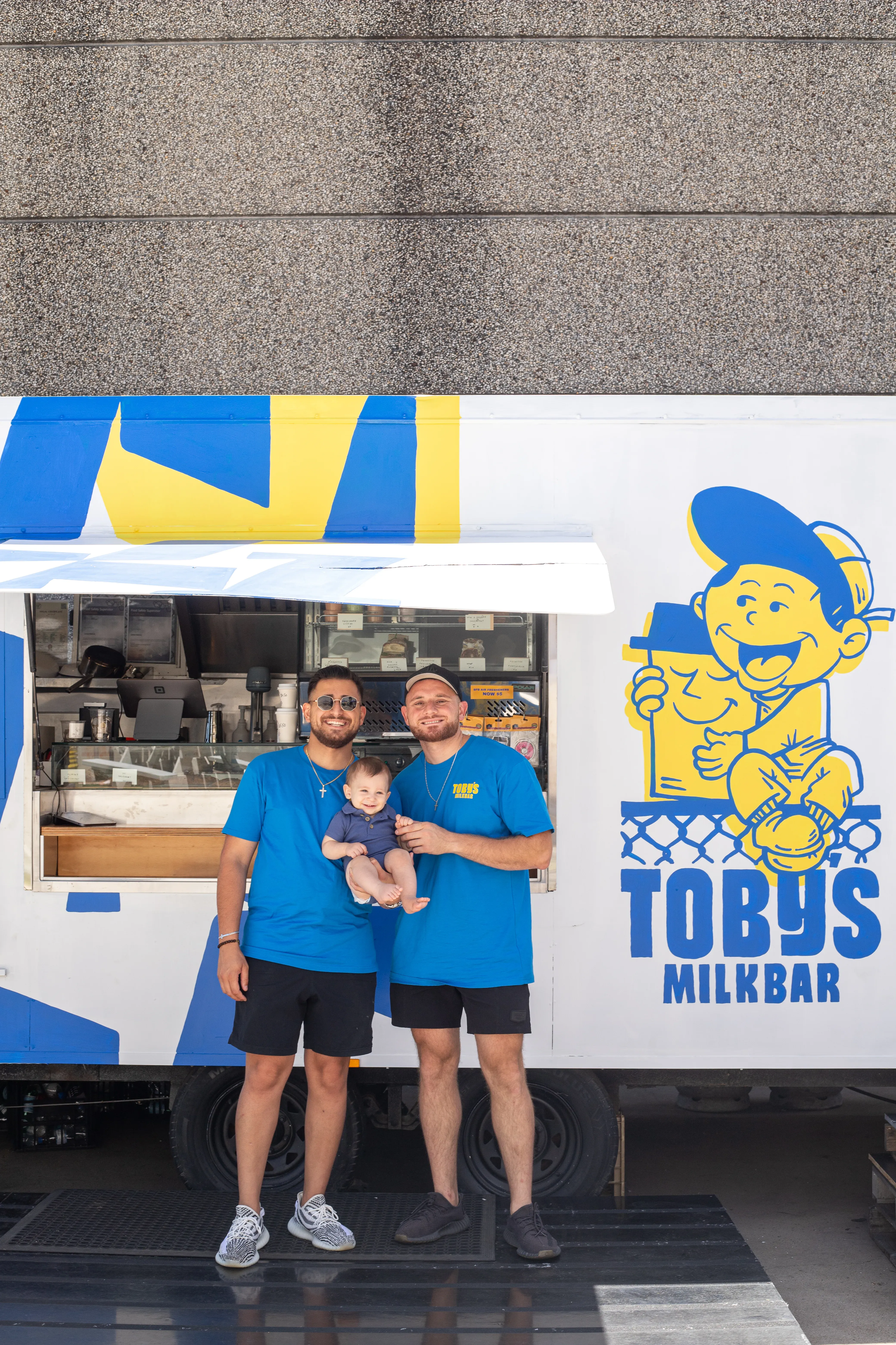 Larson and Loranz at Toby's Milkbar